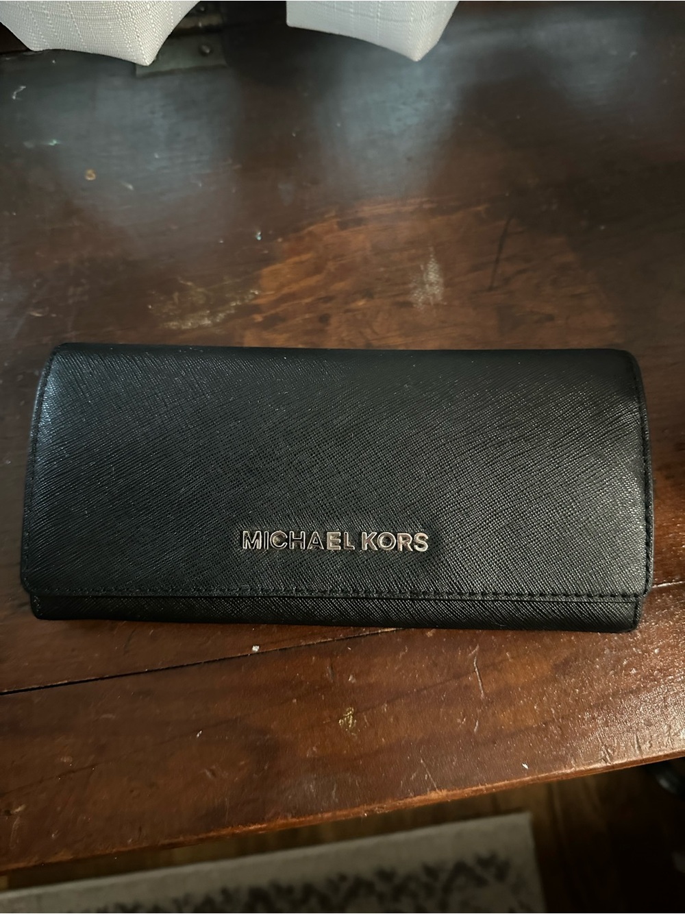 Michael Kors Black  Card Holder Wallet